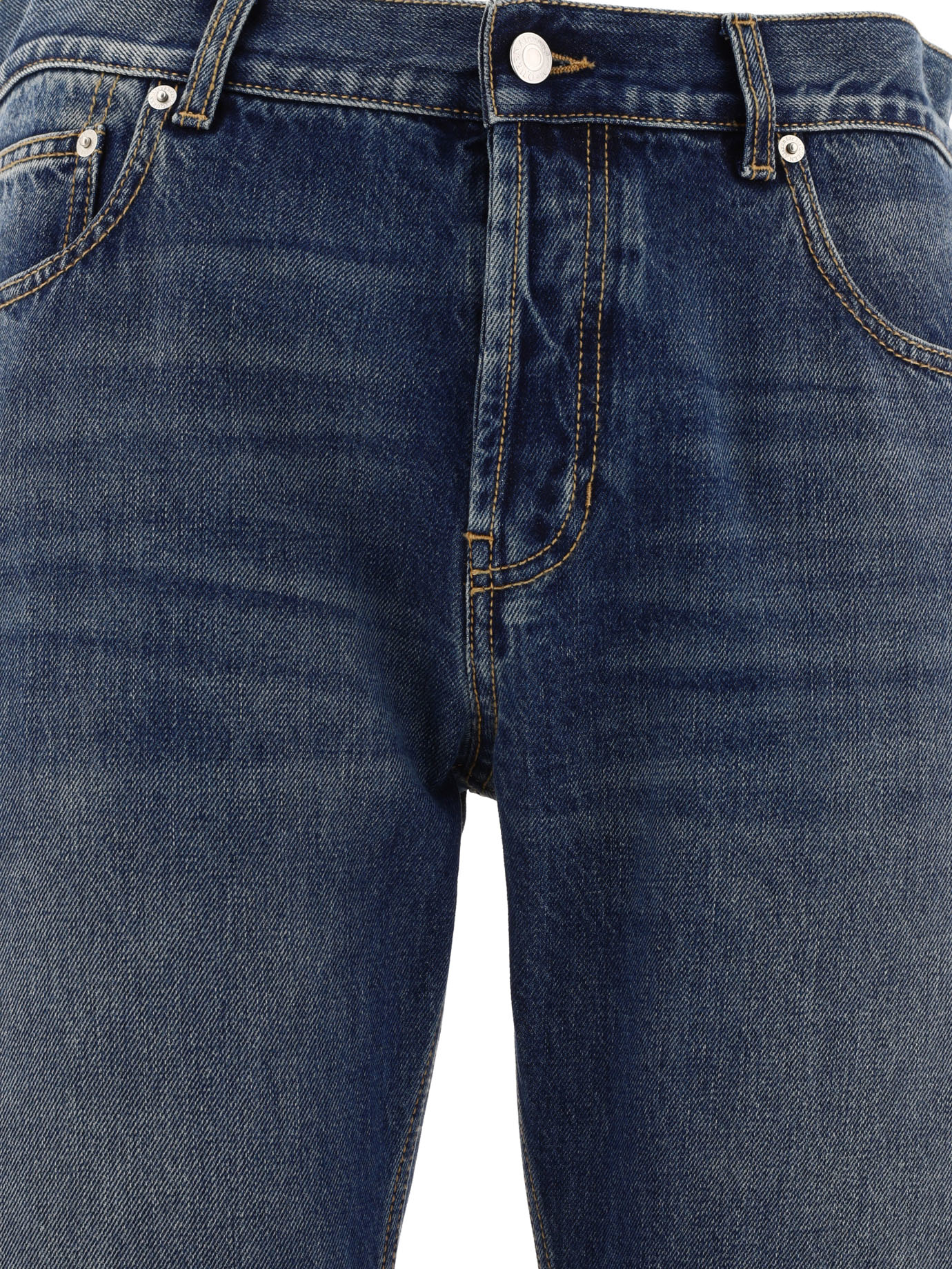 ALEXANDER MCQUEEN Blue Jeans with logo detail